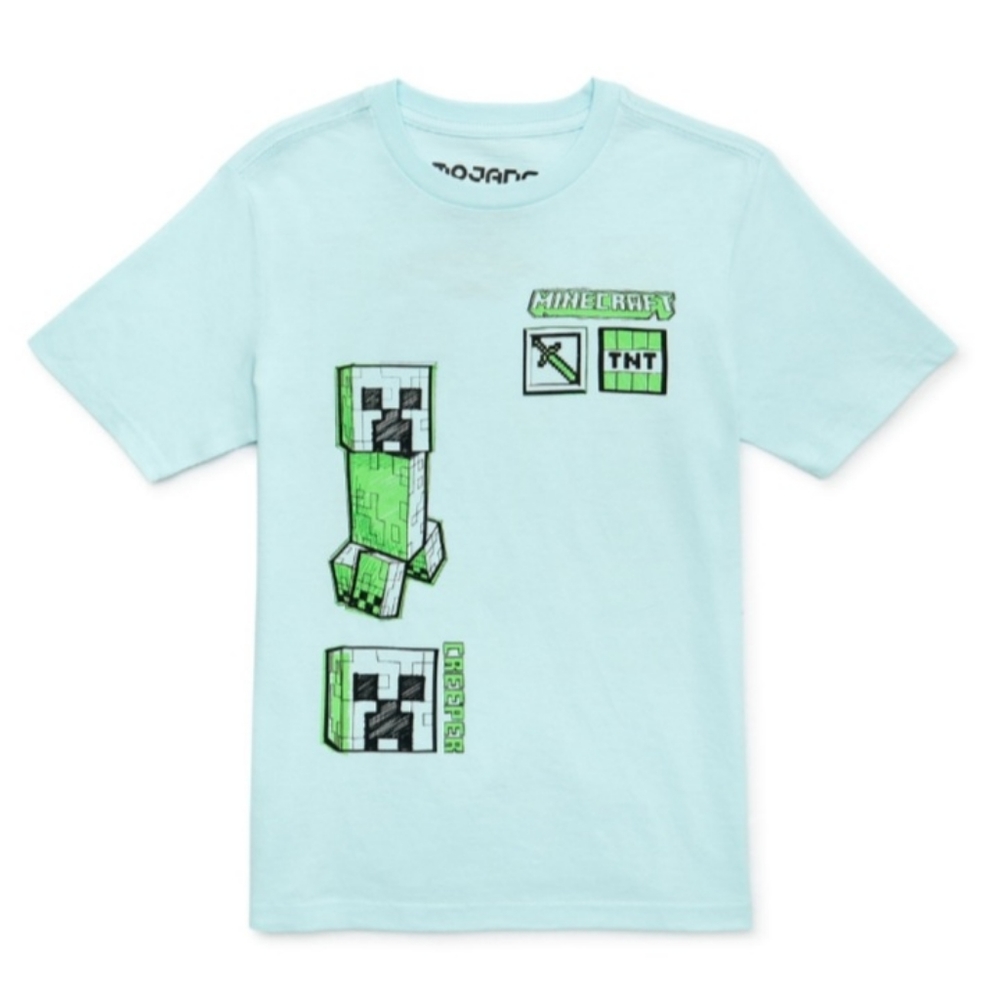 Boys Minecraft Creeper Graphic Tshirt